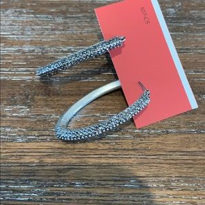 Lucky brand silver studded earrings